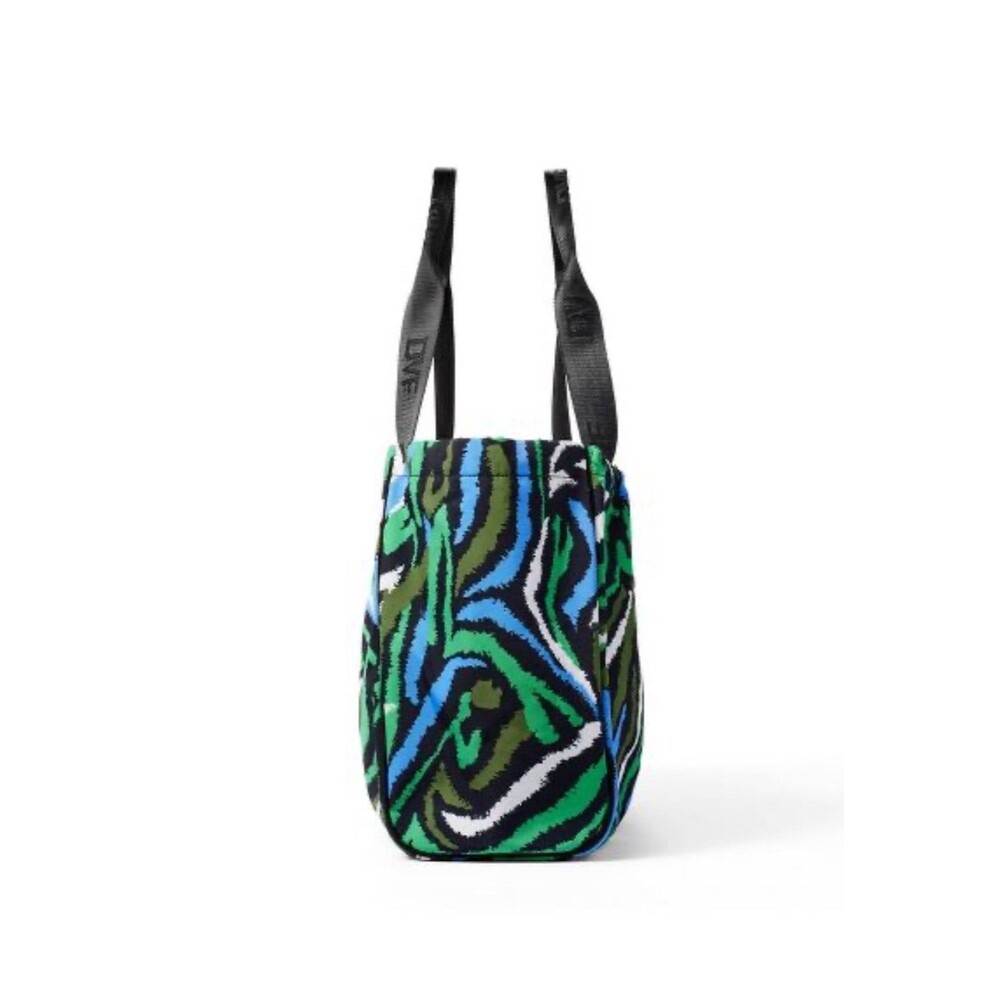 Disco Zebra Green Tote Bag - DVF - Diane von Furstenberg - New - Picture 3 of 5